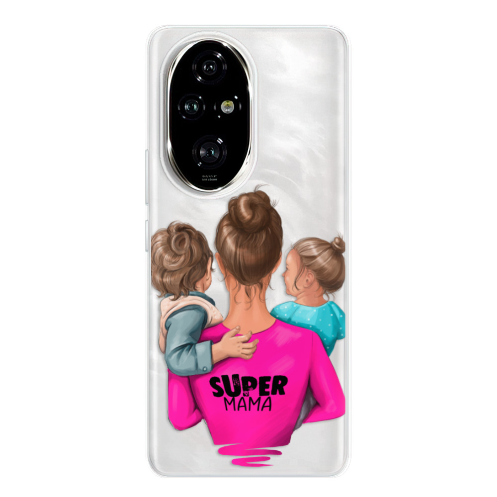 Silikonové odolné pouzdro iSaprio - Super Mama - Boy and Girl - Honor 200 Pro (Odolný silikonový kryt, obal, pouzdro - Super Mama - Boy and Girl - Honor 200 Pro)