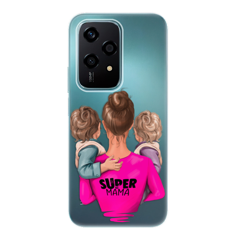 Silikonové odolné pouzdro iSaprio - Super Mama - Two Boys - Honor 200 Lite (Odolný silikonový kryt, obal, pouzdro - Super Mama - Two Boys - Honor 200 Lite)