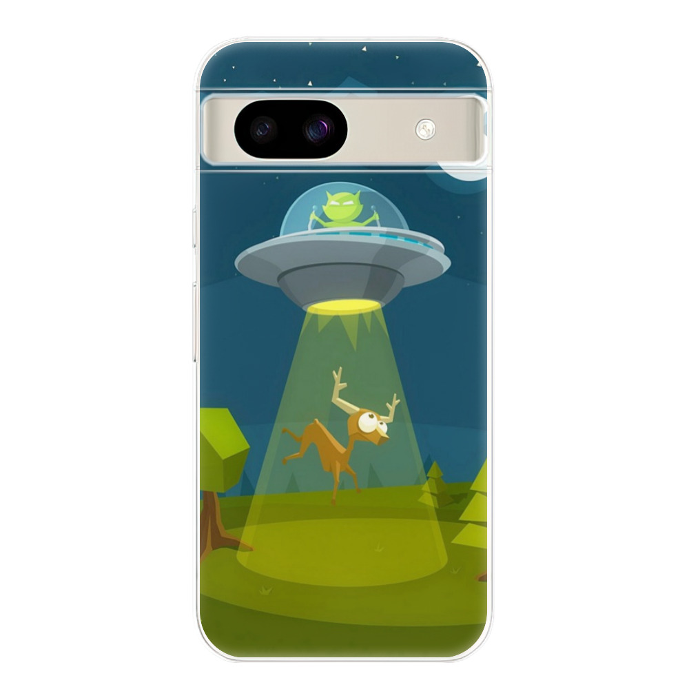 Silikonové odolné pouzdro iSaprio - Alien 01 - Google Pixel 8a (Odolný silikonový kryt, obal, pouzdro - Alien 01 - Google Pixel 8a)