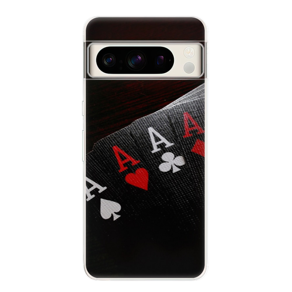 Silikonové odolné pouzdro iSaprio - Poker - Google Pixel 8 Pro (Odolný silikonový kryt, obal, pouzdro - Poker - Google Pixel 8 Pro)