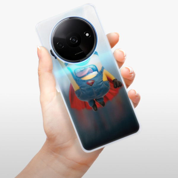 Odolné silikonové pouzdro iSaprio - Mimons Superman 02 - Xiaomi Redmi A3