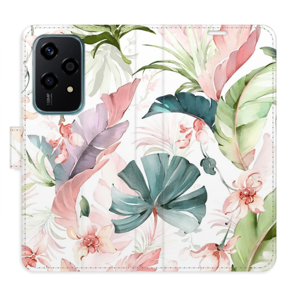 Knížkové flip pouzdro iSaprio s kapsičkami na karty - Flower Pattern 07 - Honor 200 Lite (Flip knížkové pouzdro, kryt, obal iSaprio s kapsičkami na karty a motivem - Flower Pattern 07 - Honor 200 Lite)