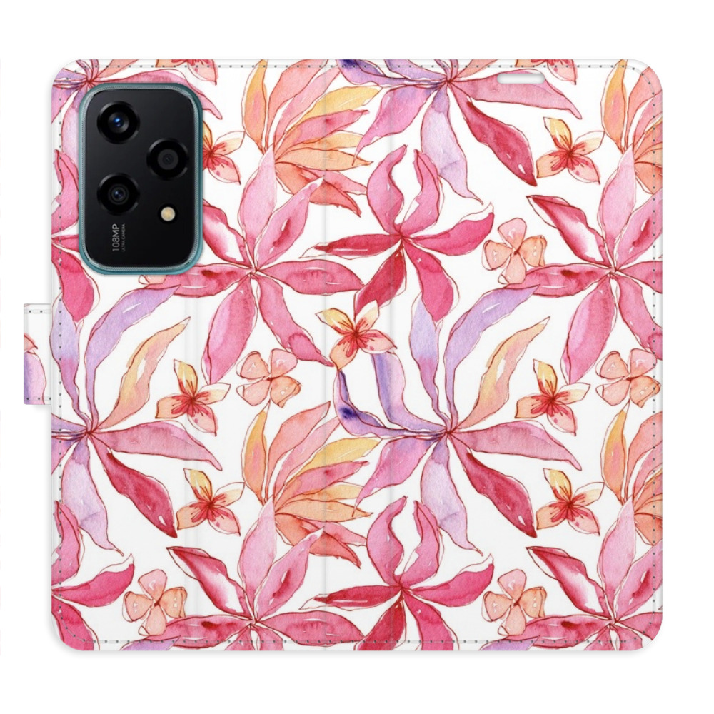 Knížkové flip pouzdro iSaprio s kapsičkami na karty - Flower Pattern 10 - Honor 200 Lite (Flip knížkové pouzdro, kryt, obal iSaprio s kapsičkami na karty a motivem - Flower Pattern 10 - Honor 200 Lite)