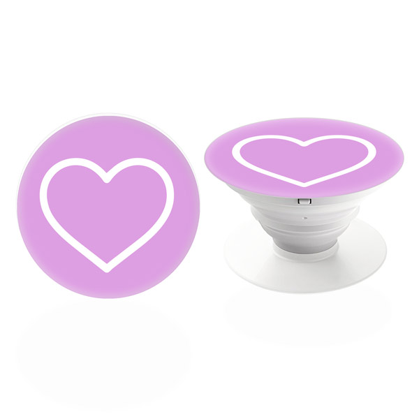 PopSocket iSaprio – Pink Heart držák na mobil / mobil držka (PopSocket iSaprio – Pink Heart držák na mobilní telefon / mobil držka)
